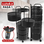 LLEVÁ 2 y PAGÁ 1: Frutera Articulada de Acero Inoxidable Giratoria + Set de Utensilios de Cocina
