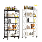 Llévate 2 y Pagá 1  - Estantería Inoxidable Con Pisos Multifuncional Plegable