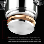 Llévate 2 y Pagá 1 - Olla a Presión MasterTurbo de Acero Inoxidable | A Prueba de Explosiones + REGALO: Kit de Utensilios