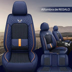 Funda Completa para Asientos de Auto en Cuero Legítimo + Juego Completo de Alfombras
